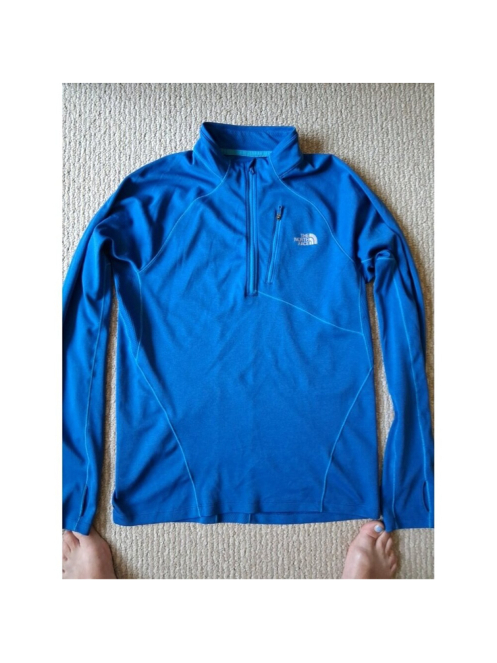 The North Face Jacket Mens Medium Blue Flight Light Jacket M